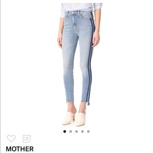 Mother Stunner High Rise Light Kitty Racer sz 24